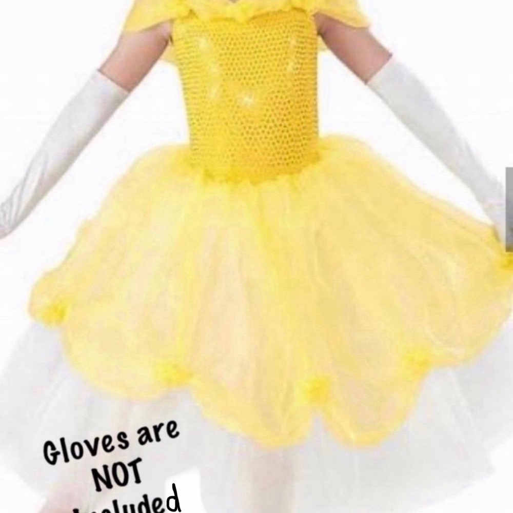 Weissman Princess Ballet Costume. Belle / Beauty & the Beast. Medium Child Tutu